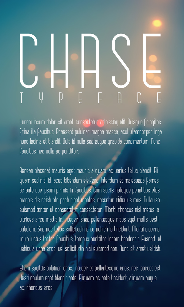 CHASE FONT